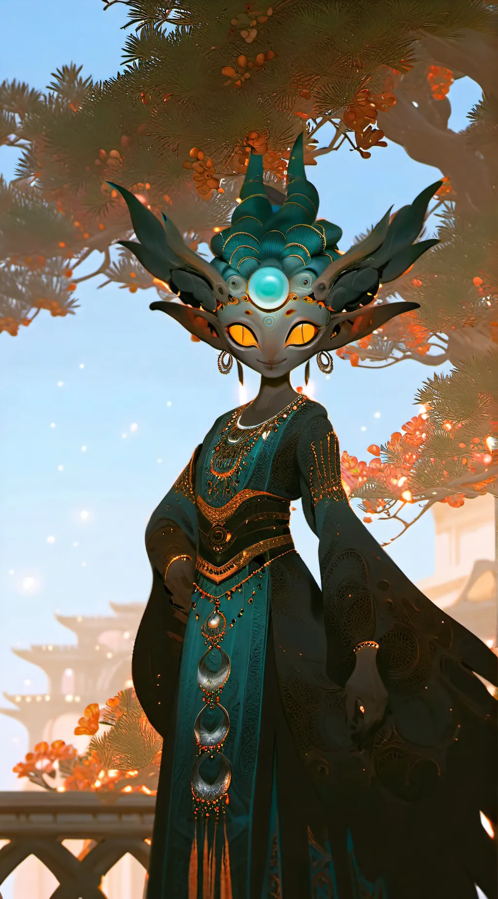 ai character: the Chameleon background