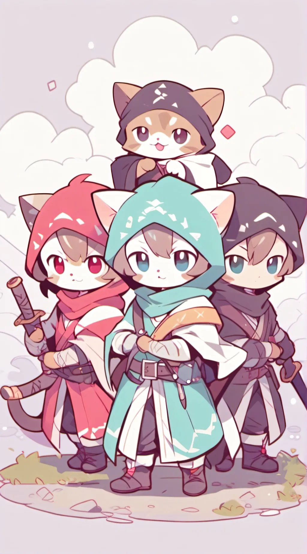 Talkie AI - Chat with chibi cat Quest