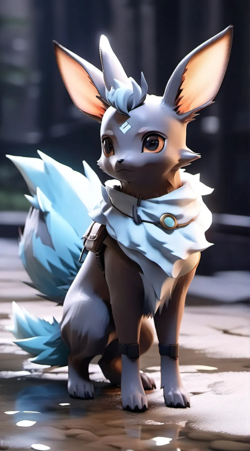 ai character: metaleon background