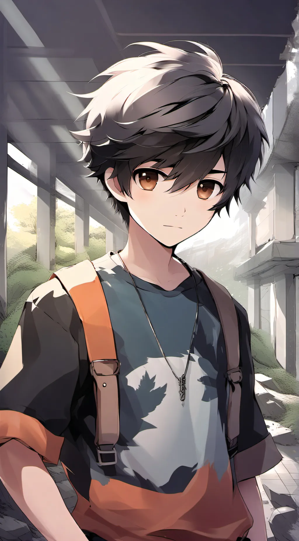 ai character: Axel  background