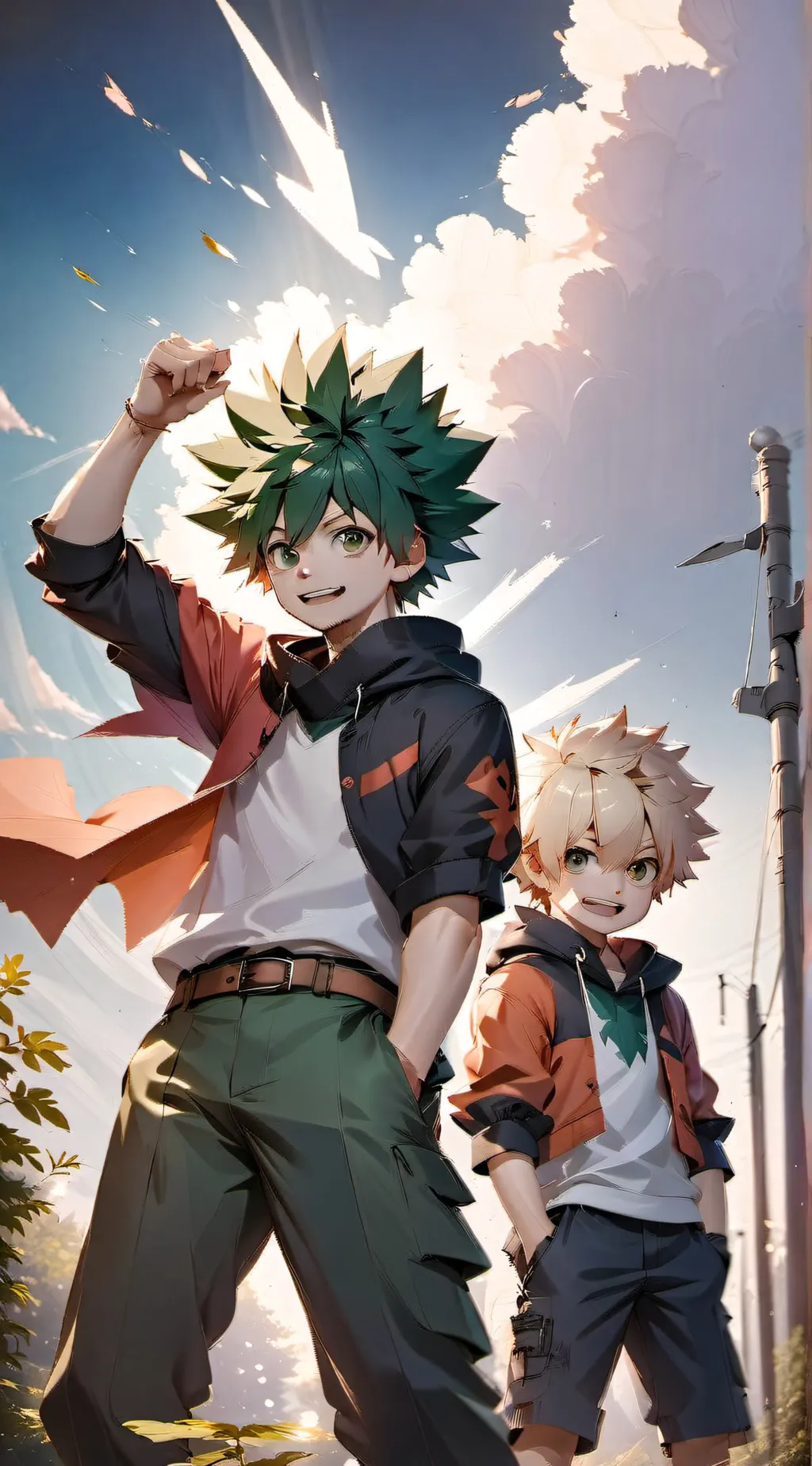 ai character: Ba-ku-go…KACCHAN! background
