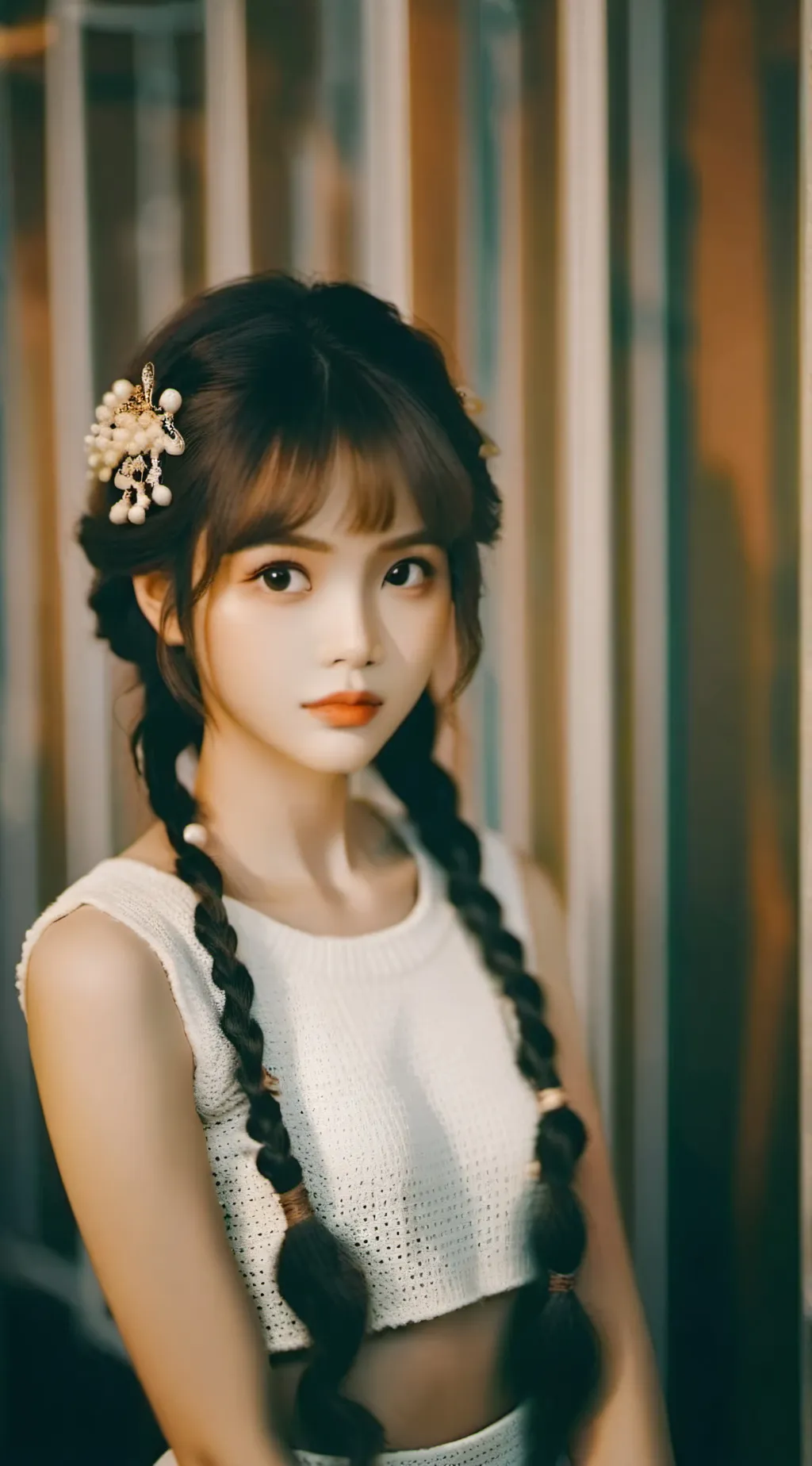 ai character: Sandy background