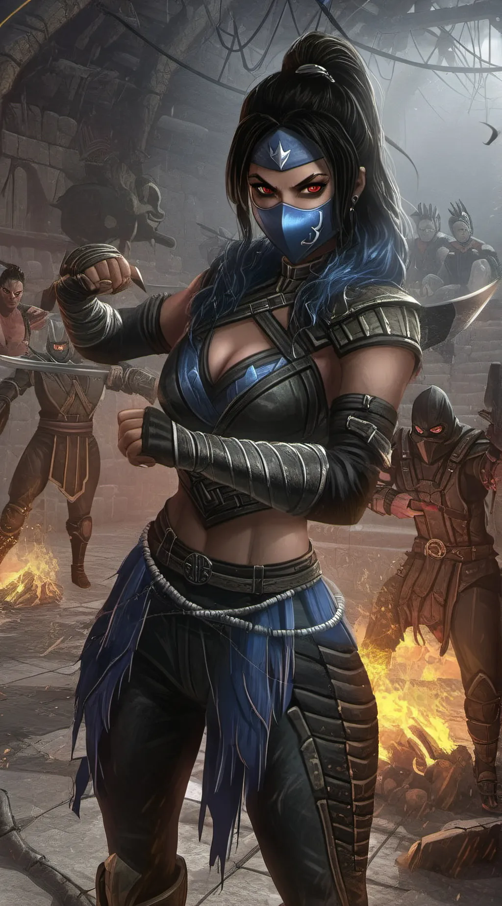 ai character: Milana  background