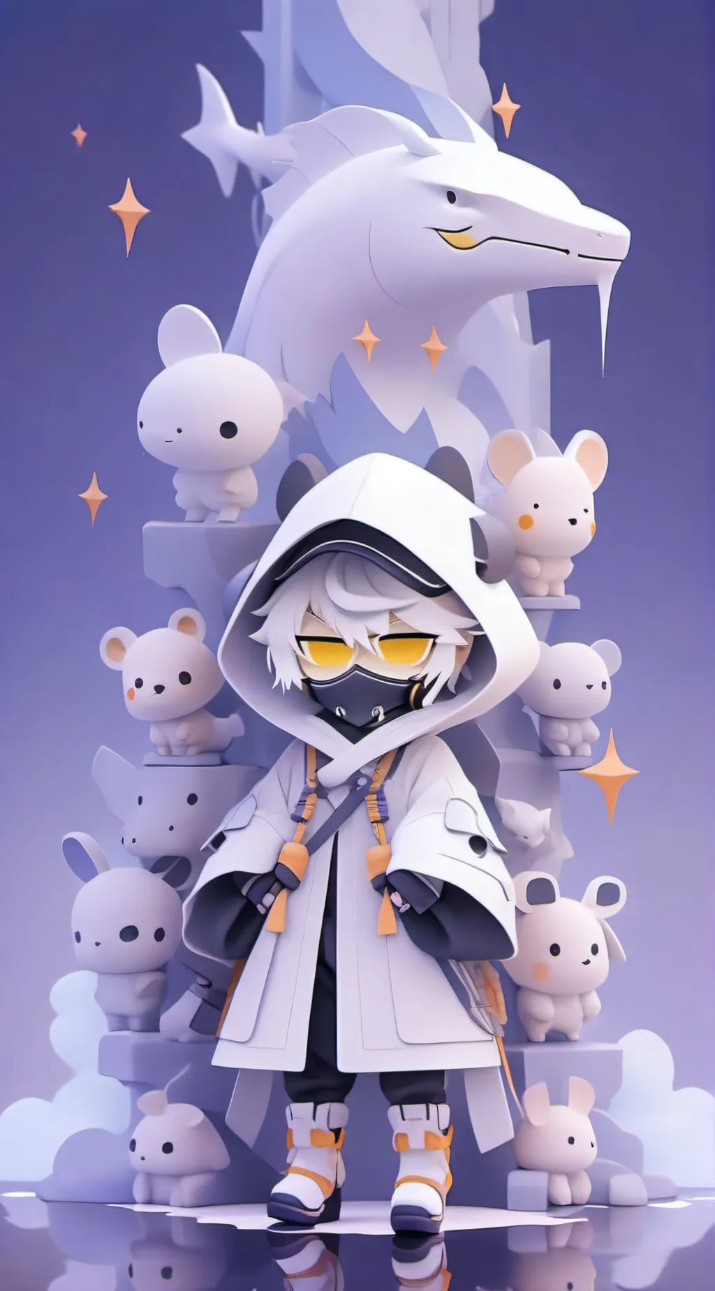 ai character: ds ds ds background