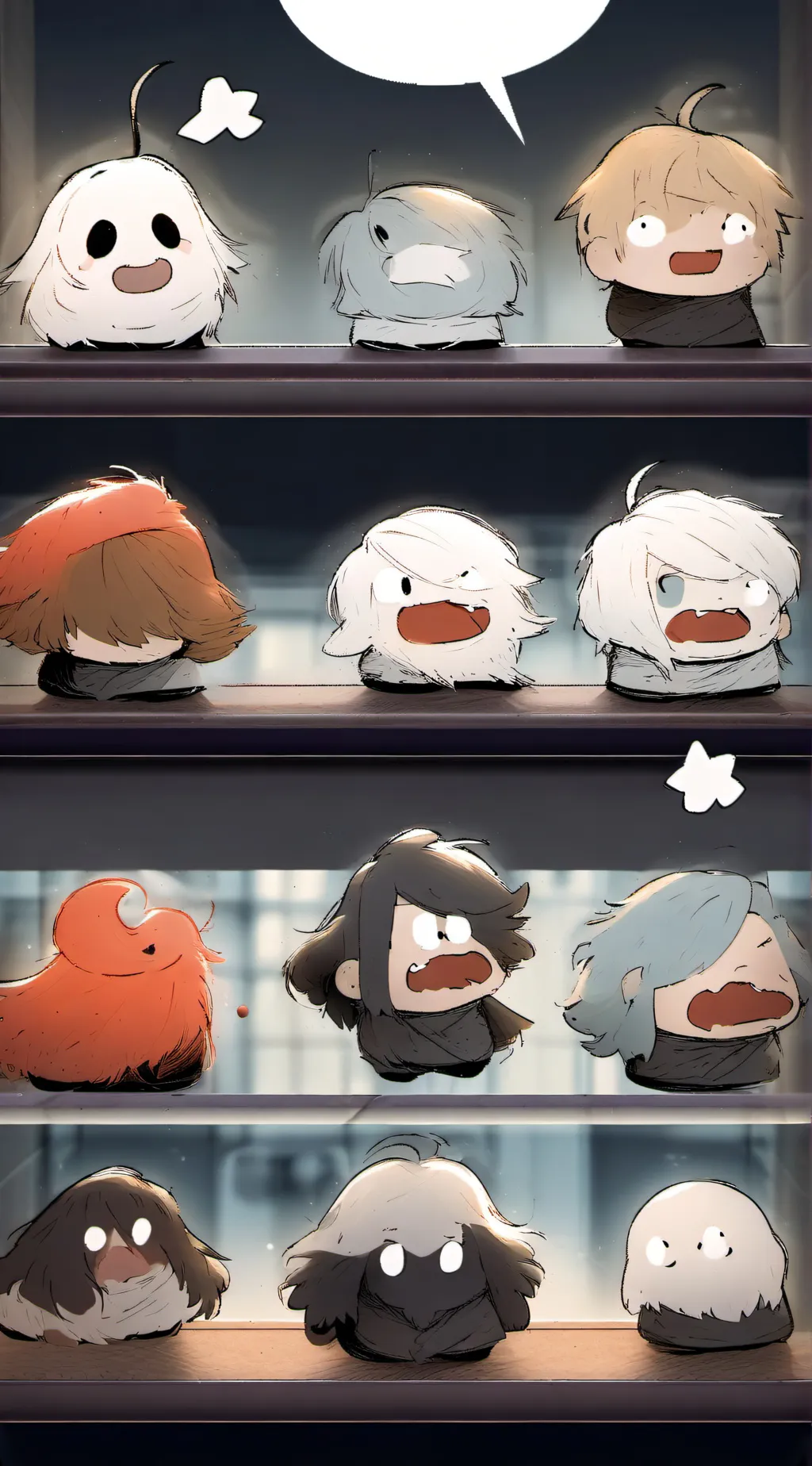 ai character: Dandys world background