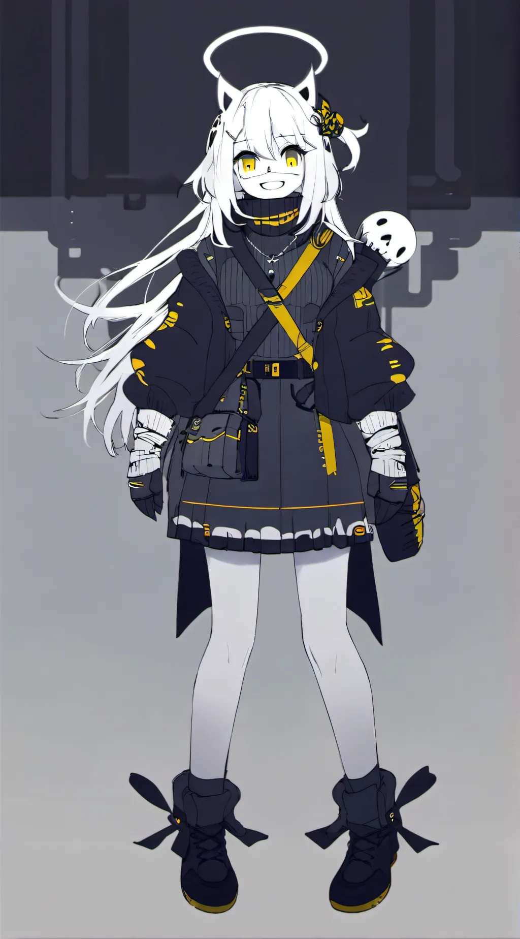 ai character: Female yesvisor  background