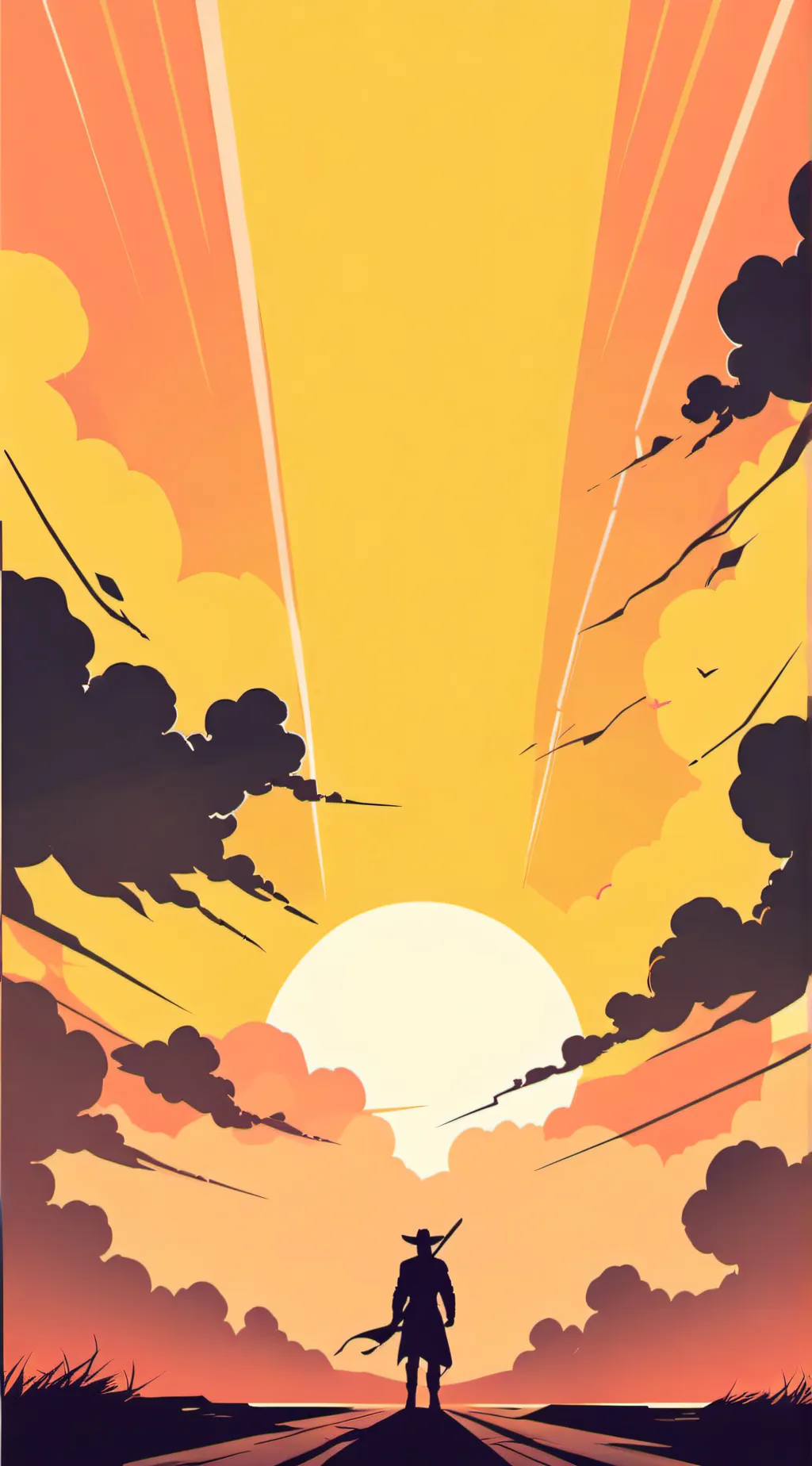 ai character: Fighting w/ douma background