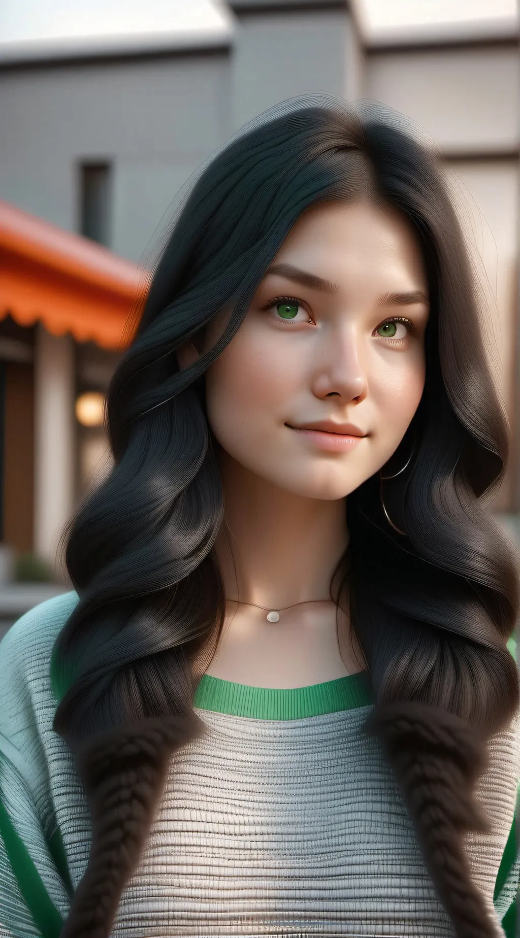 ai character: Christa Hartley background