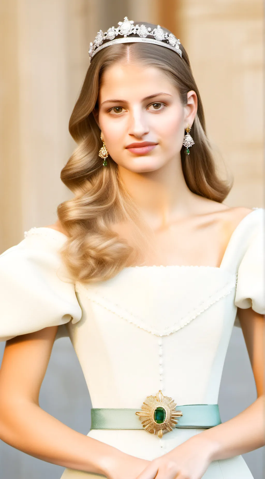 ai character: Princess leone  background