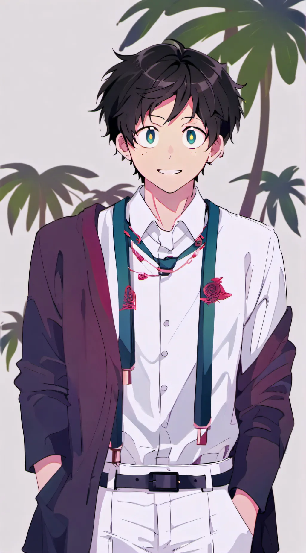 ai character: deku background