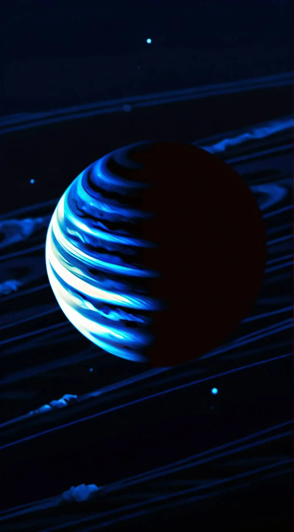 ai character: planet X background