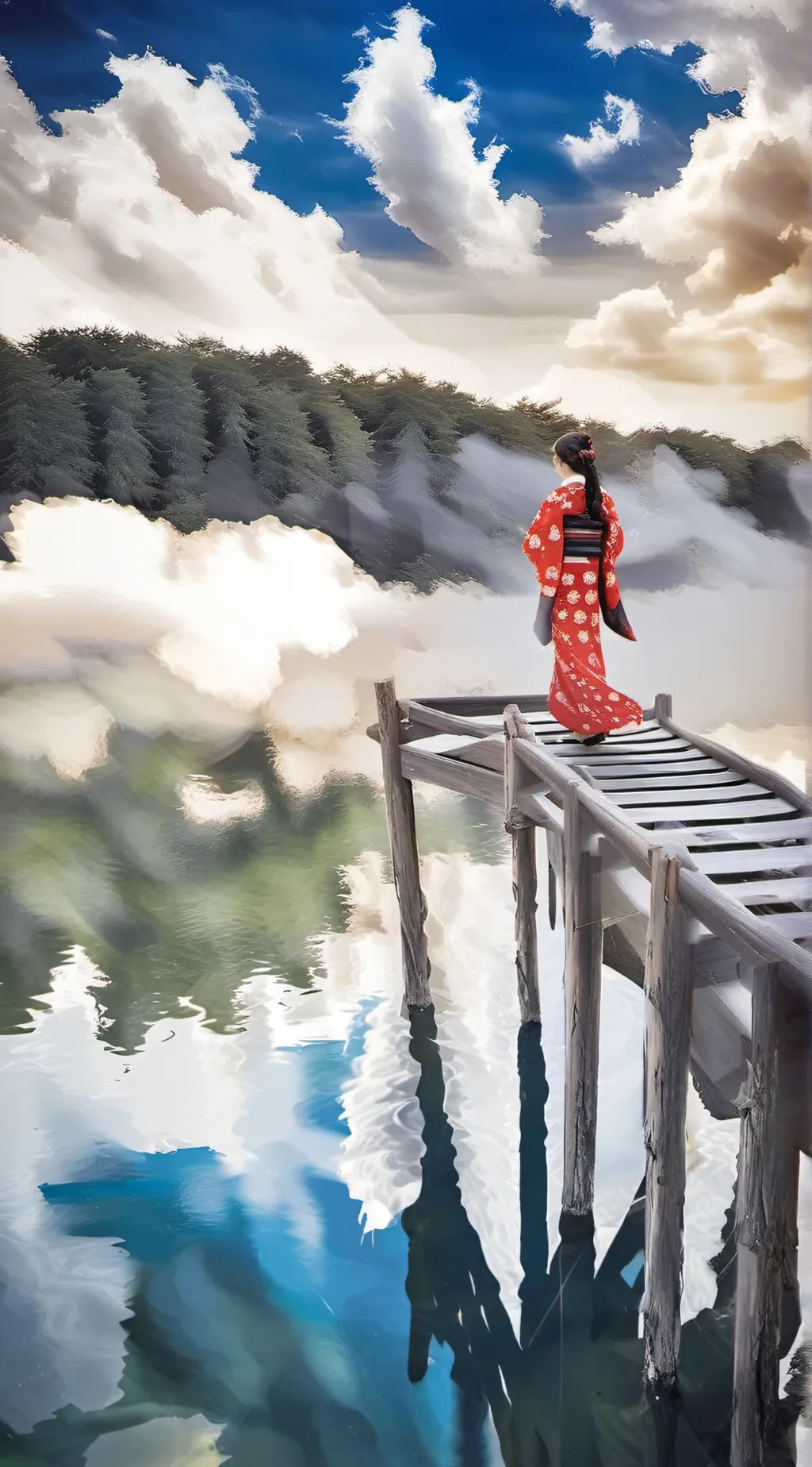 ai character: Sakura background