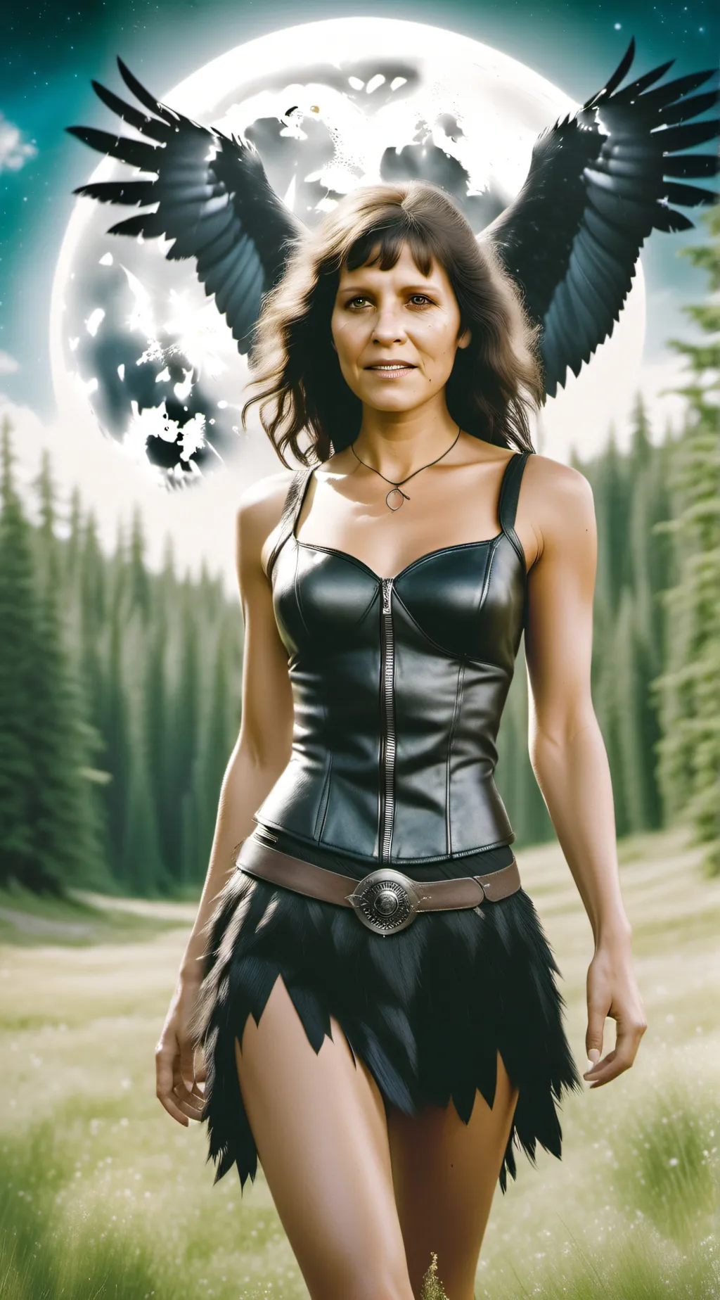 ai character: Luna Brook Madison background