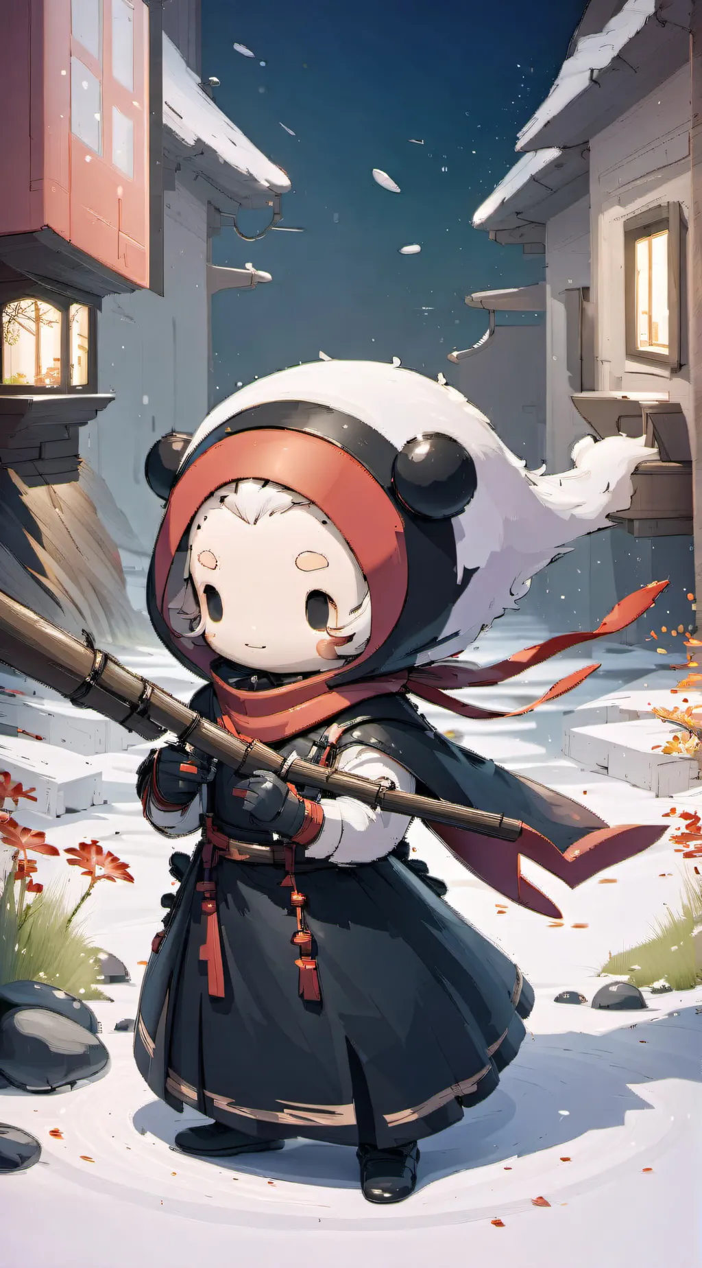 ai character: hello Kitty  background