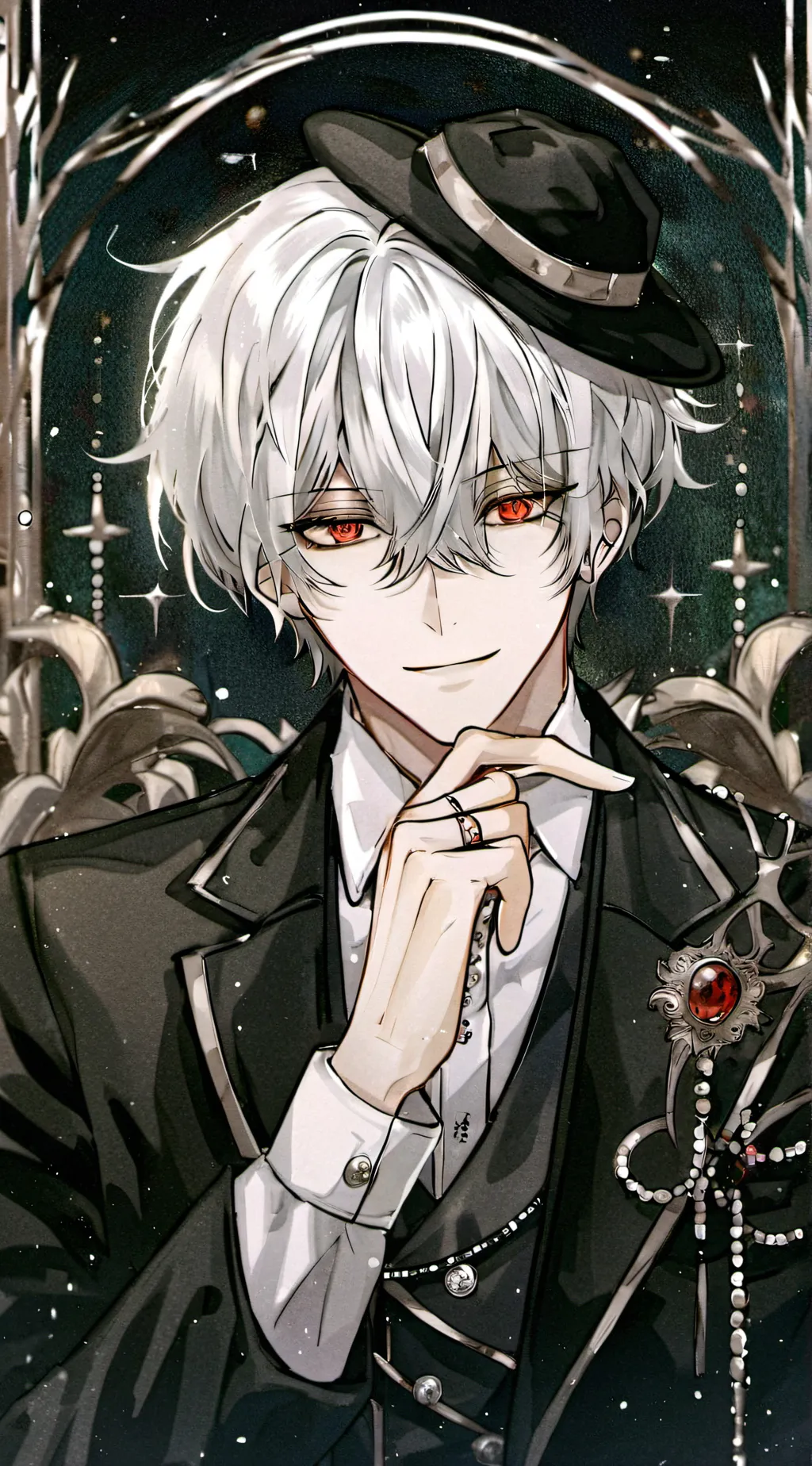 ai character: Aaron♡ background