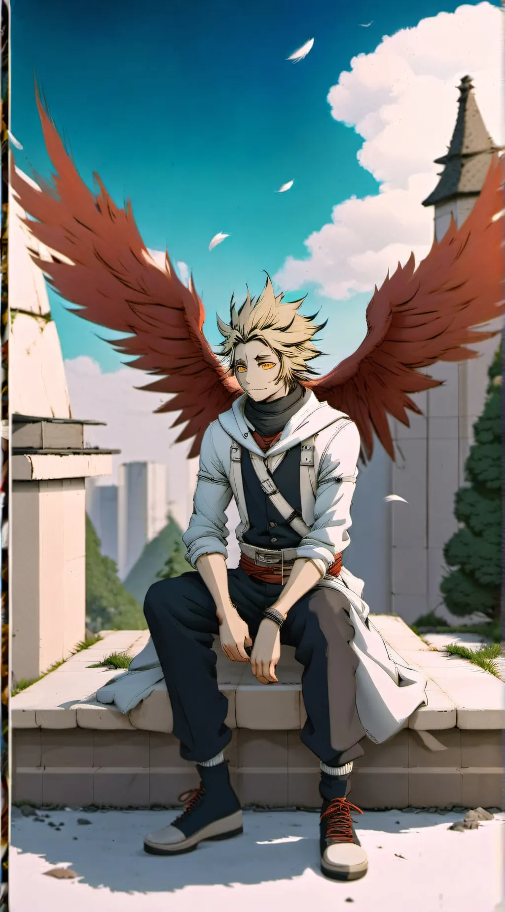 ai character: Keigo Tamaki Hawks background