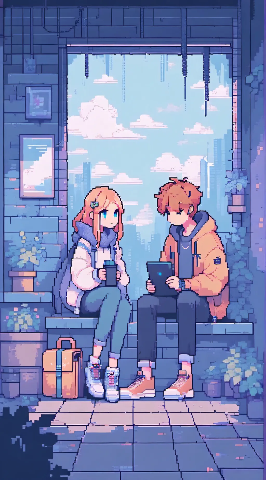 ai character: Transformingpotion background