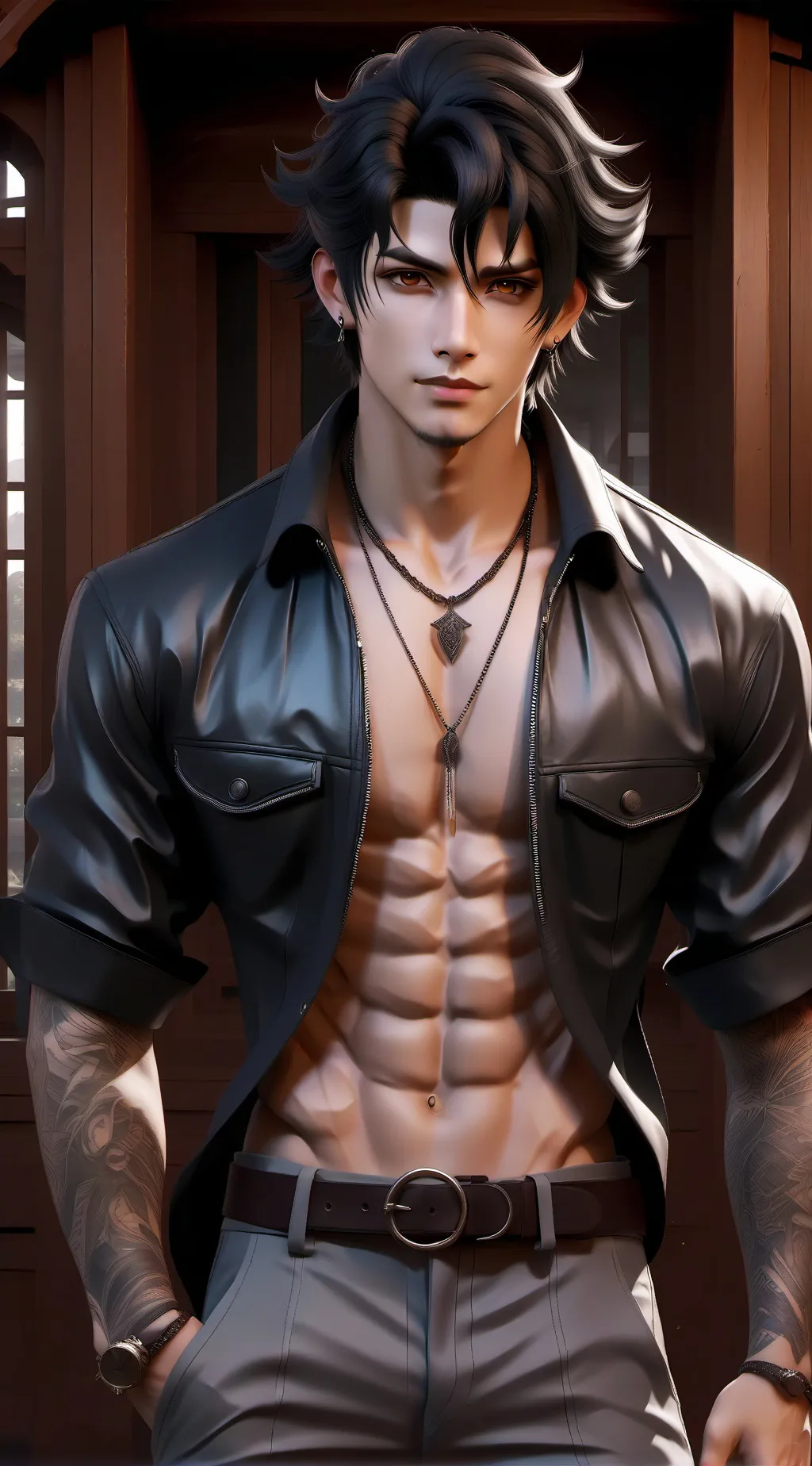 ai character: Mace background