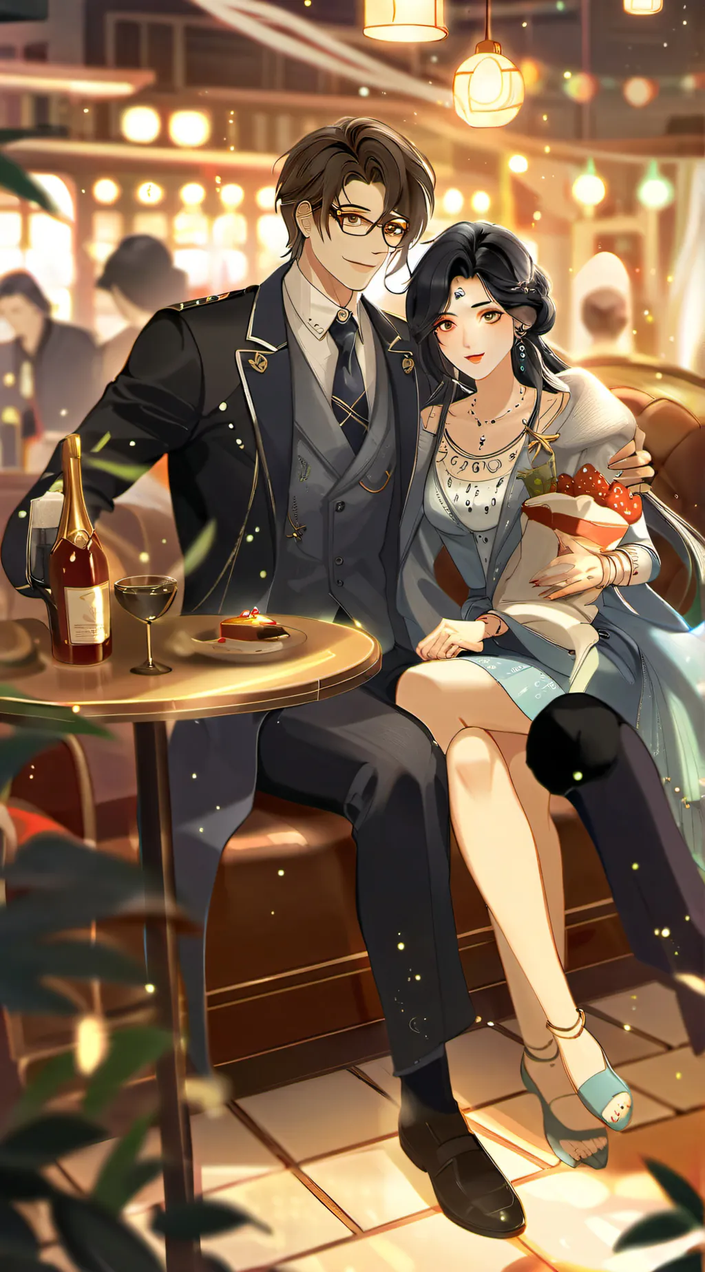 ai character: boyfriend  background