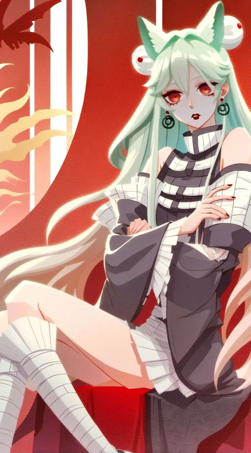 ai character: Death background