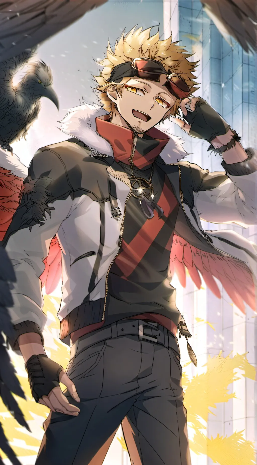 ai character: Hawks  background