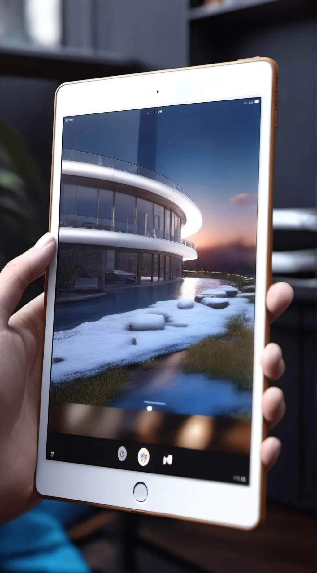 ai character: iPad mini background