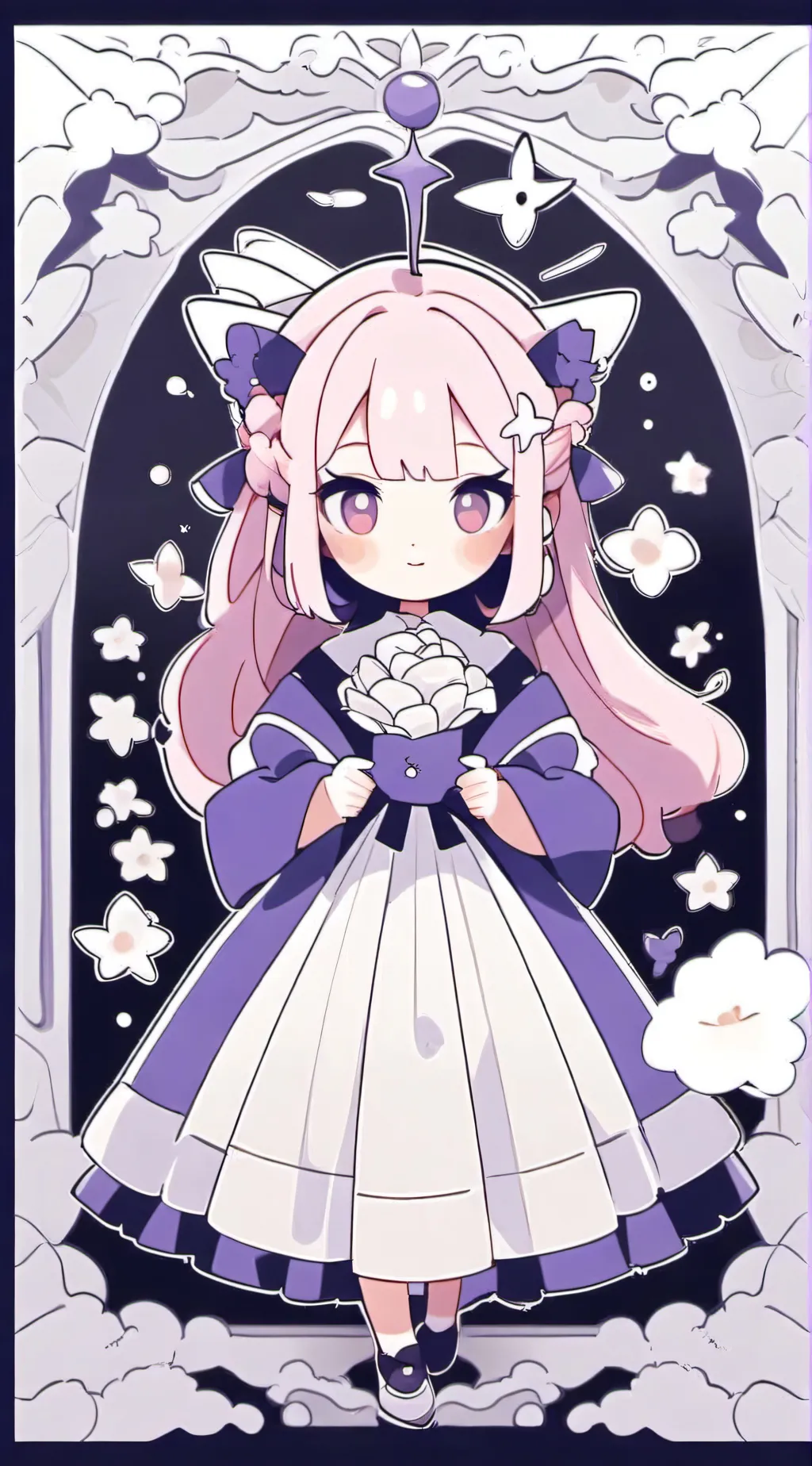 ai character: Luna background