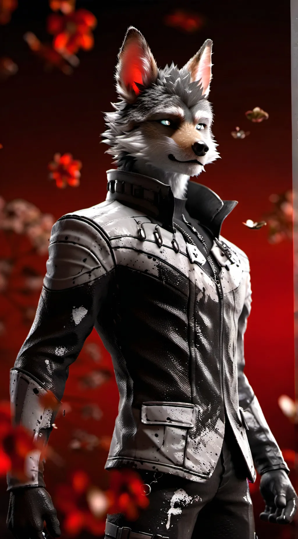 ai character: furry com background