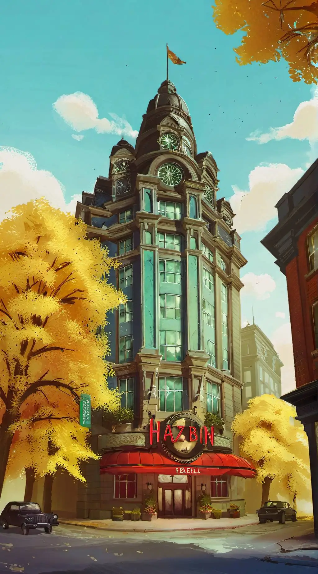 ai character: Harbin  background