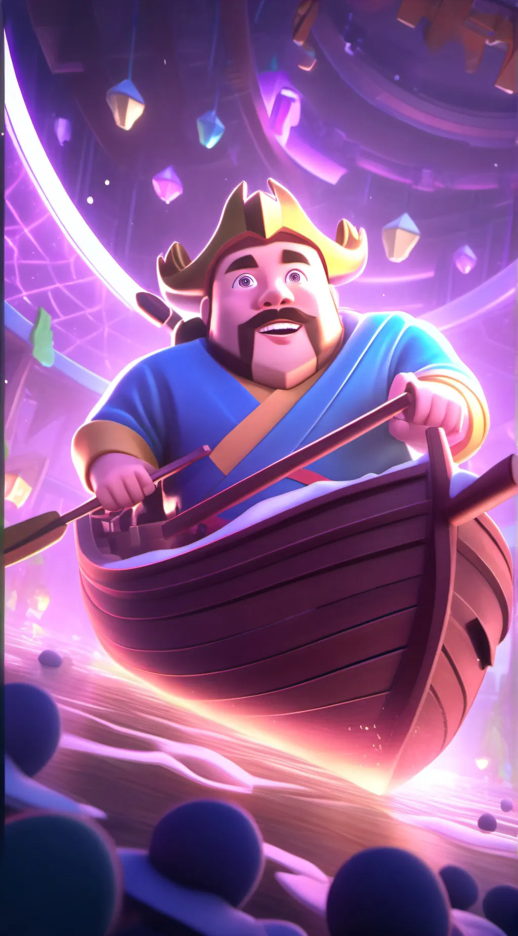 ai character: Caseoh background