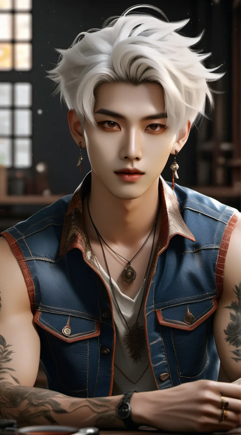 ai character: felix  background