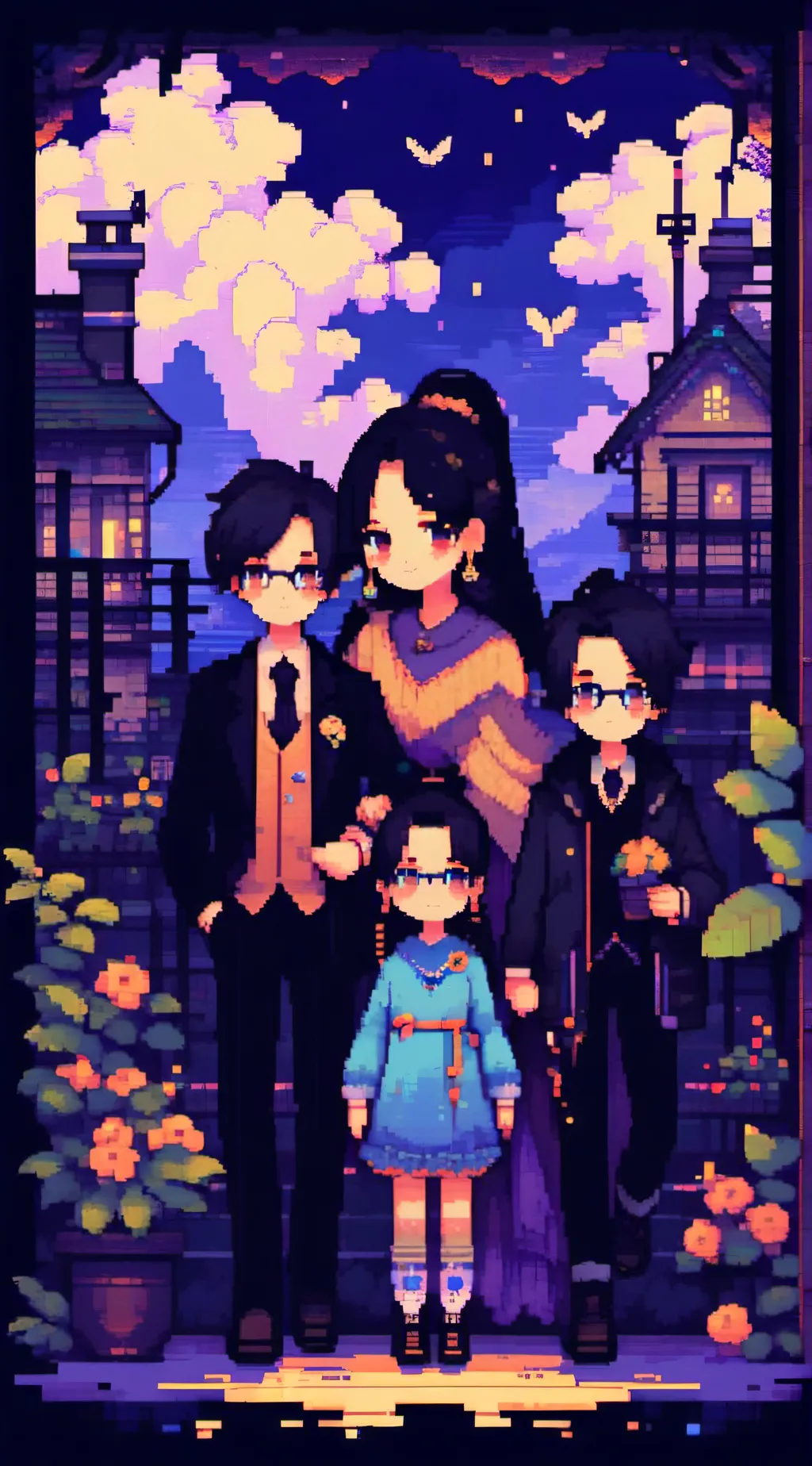 ai character: afton family  background