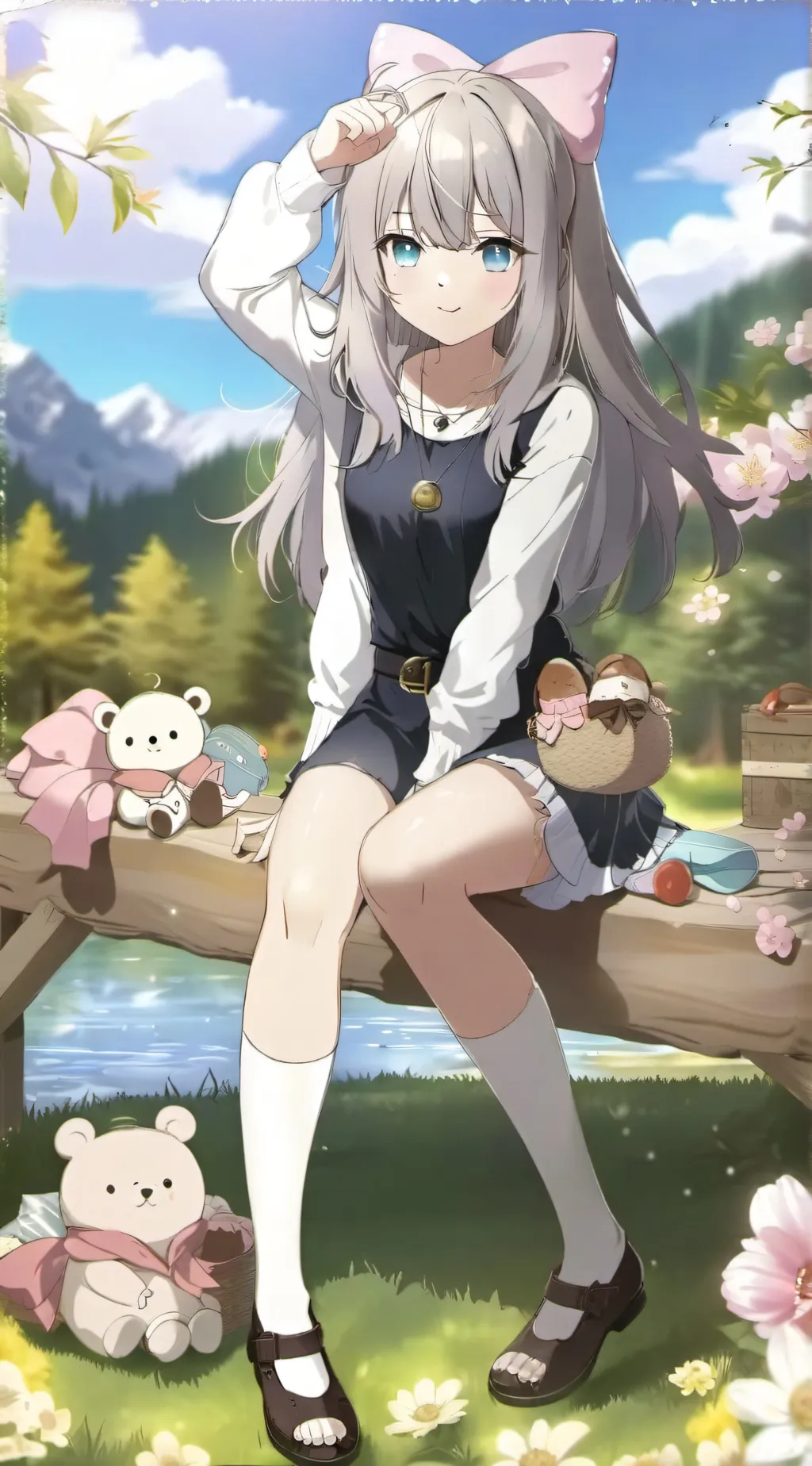 ai character: lily background