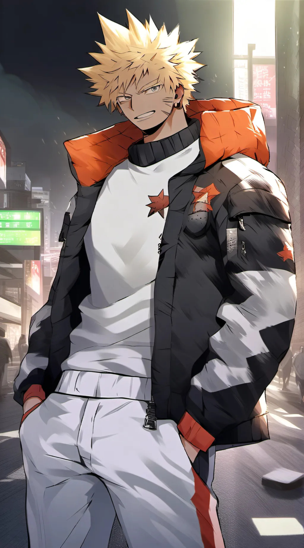 ai character: Bakugo background