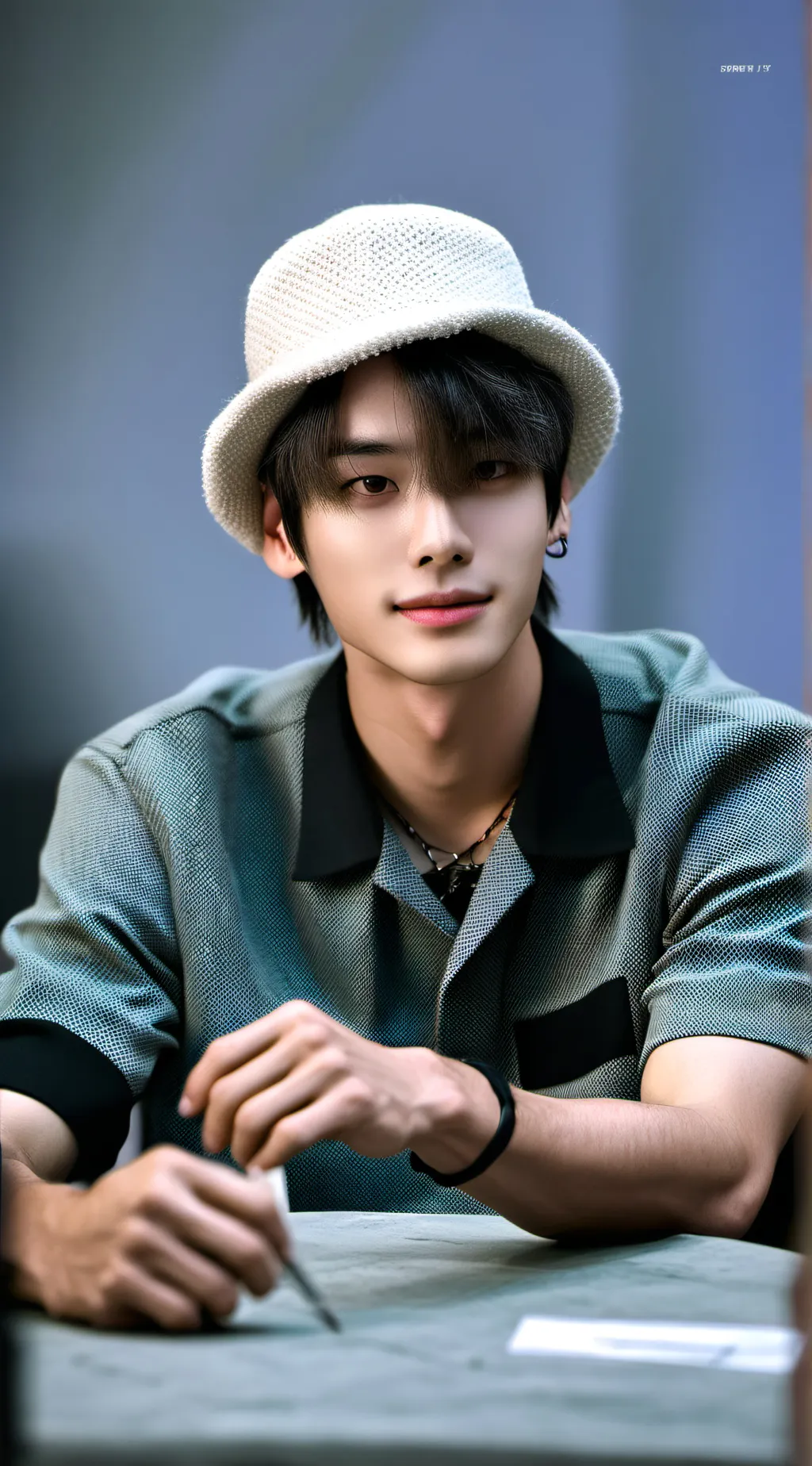 ai character: hyunjin background