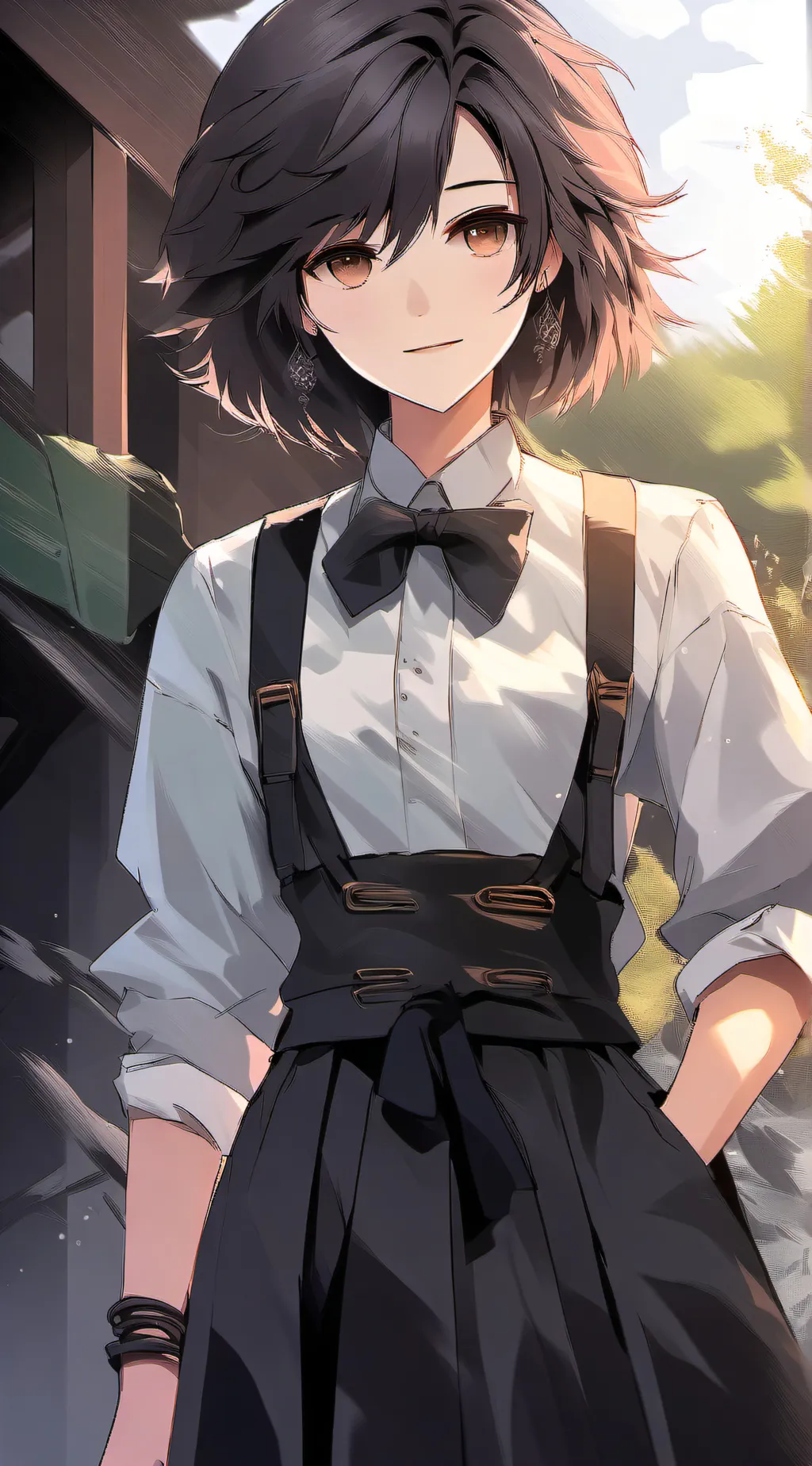 ai character: lute background