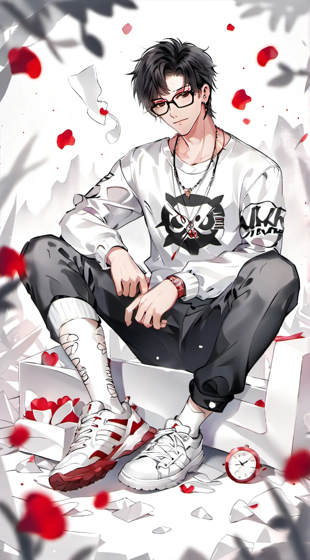 ai character: ♥︎Aron♥︎ background