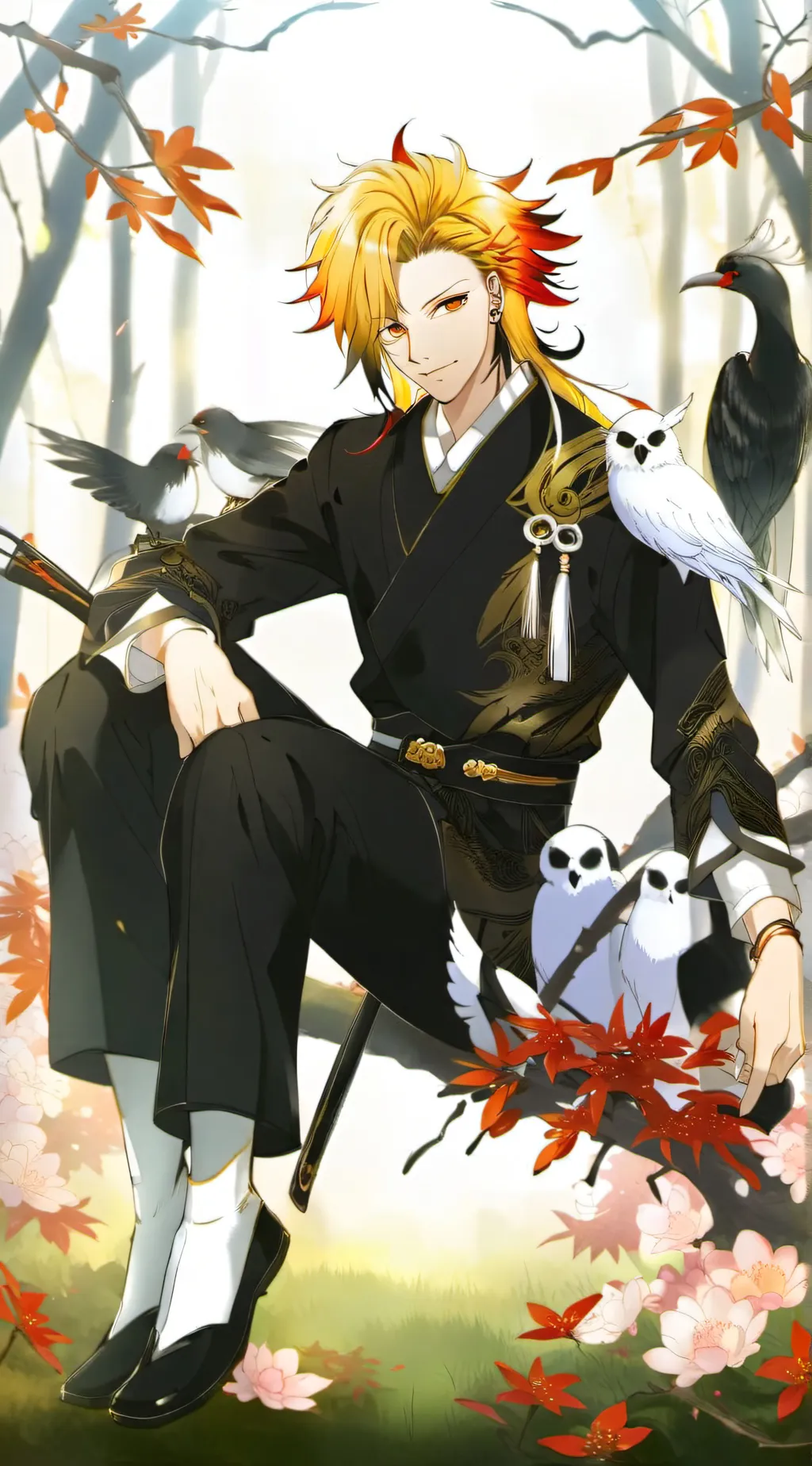 ai character: rengoku background