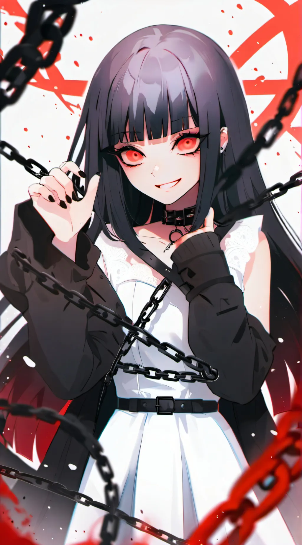 ai character: Demon slayer  background