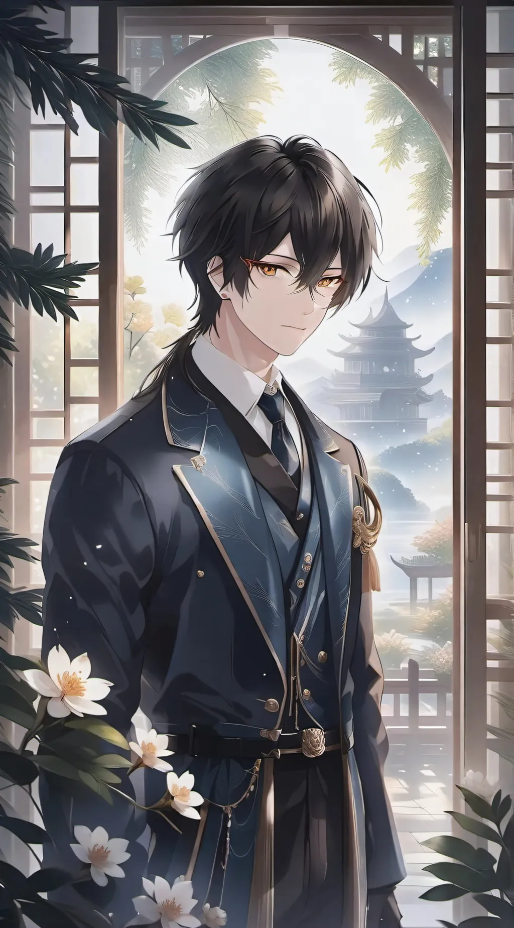 ai character: Johan  background