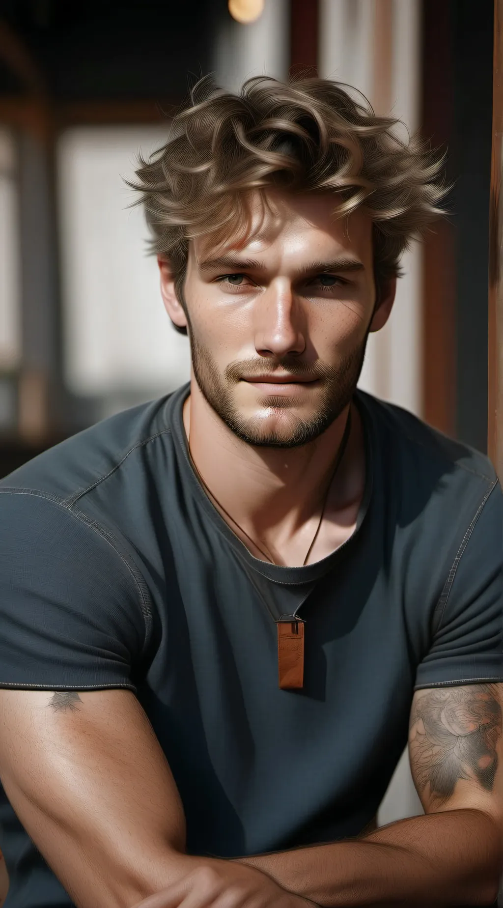 ai character: Leander background