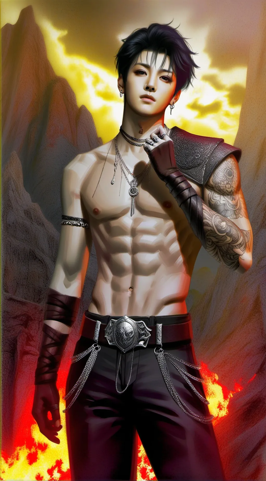 ai character: Jungkook  background