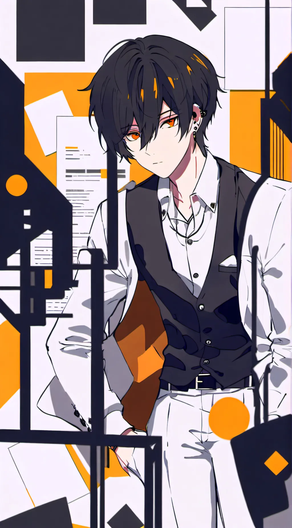 ai character: Leon background