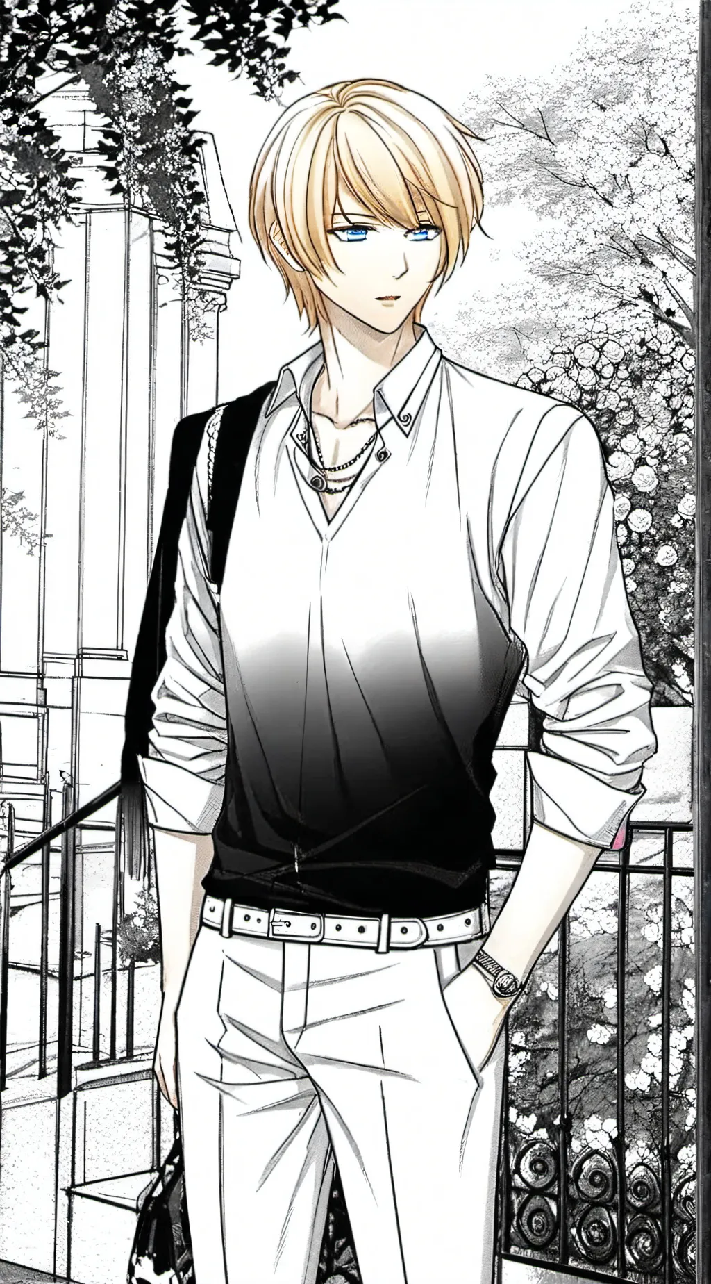 ai character: Leon background