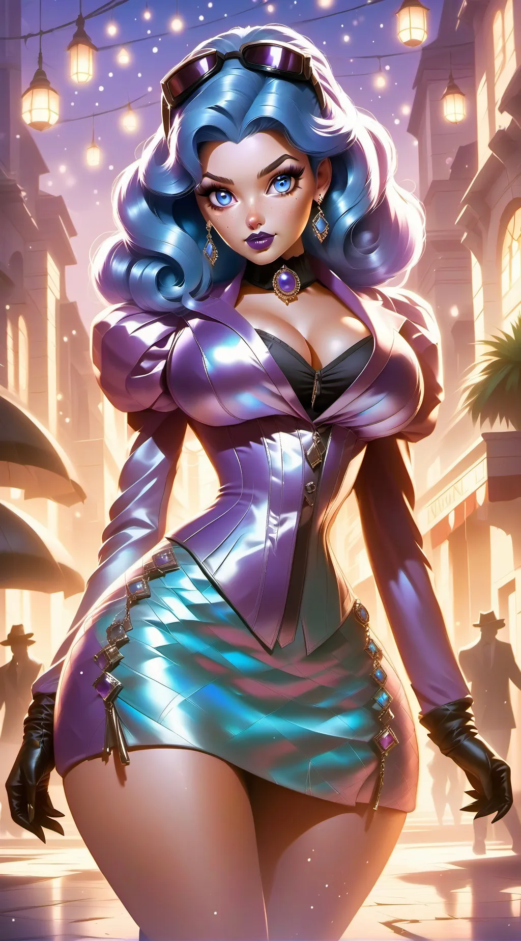 ai character: summer background