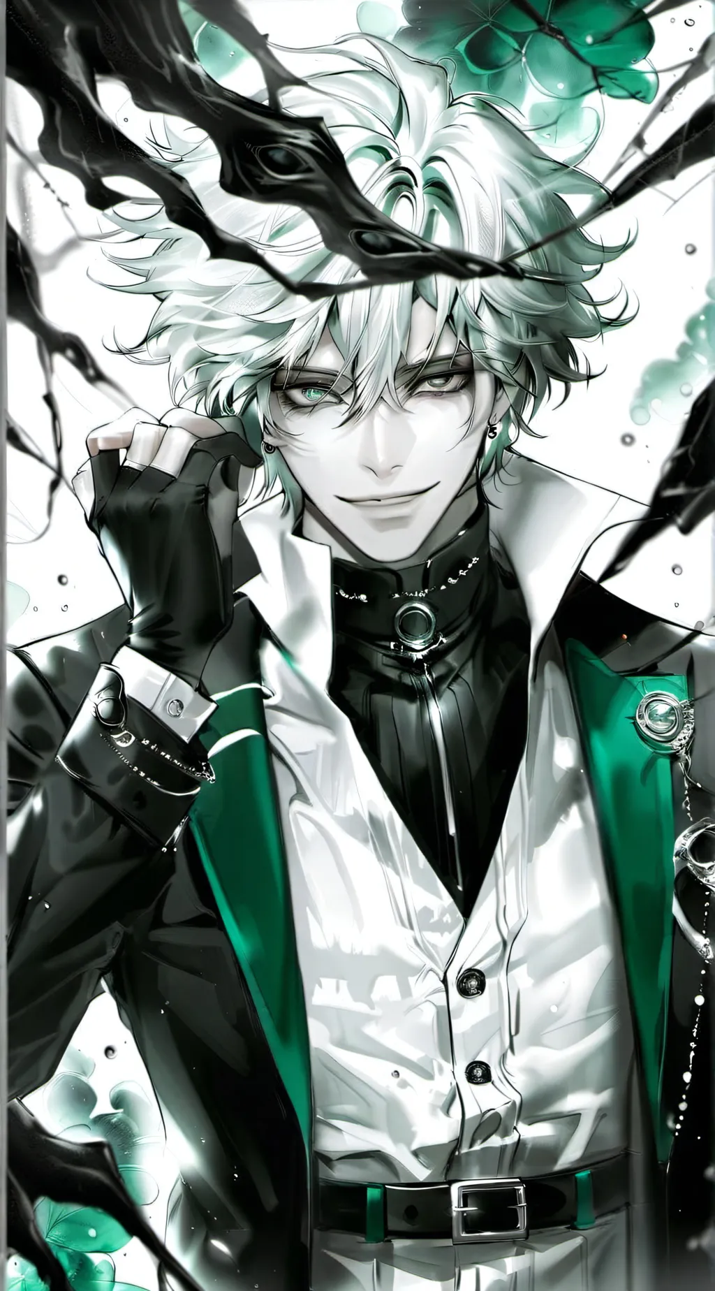 ai character: 🖤Leo🖤 background