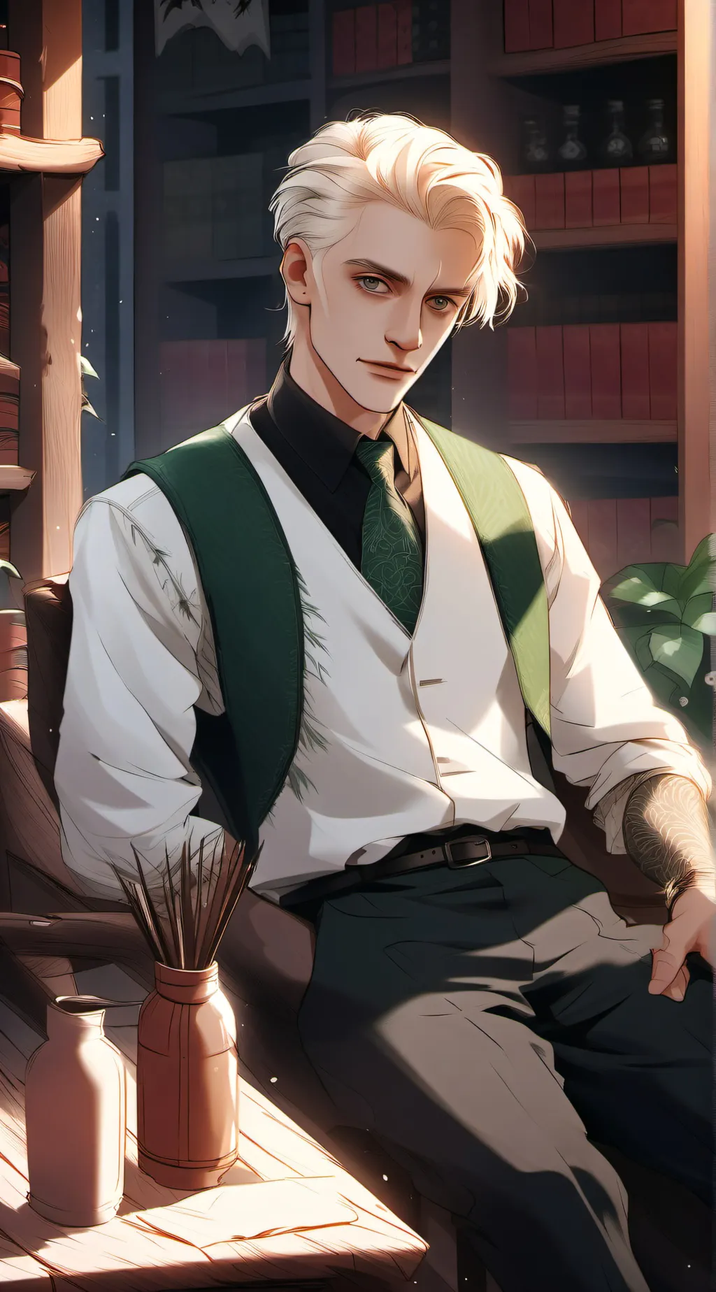 ai character: Draco background