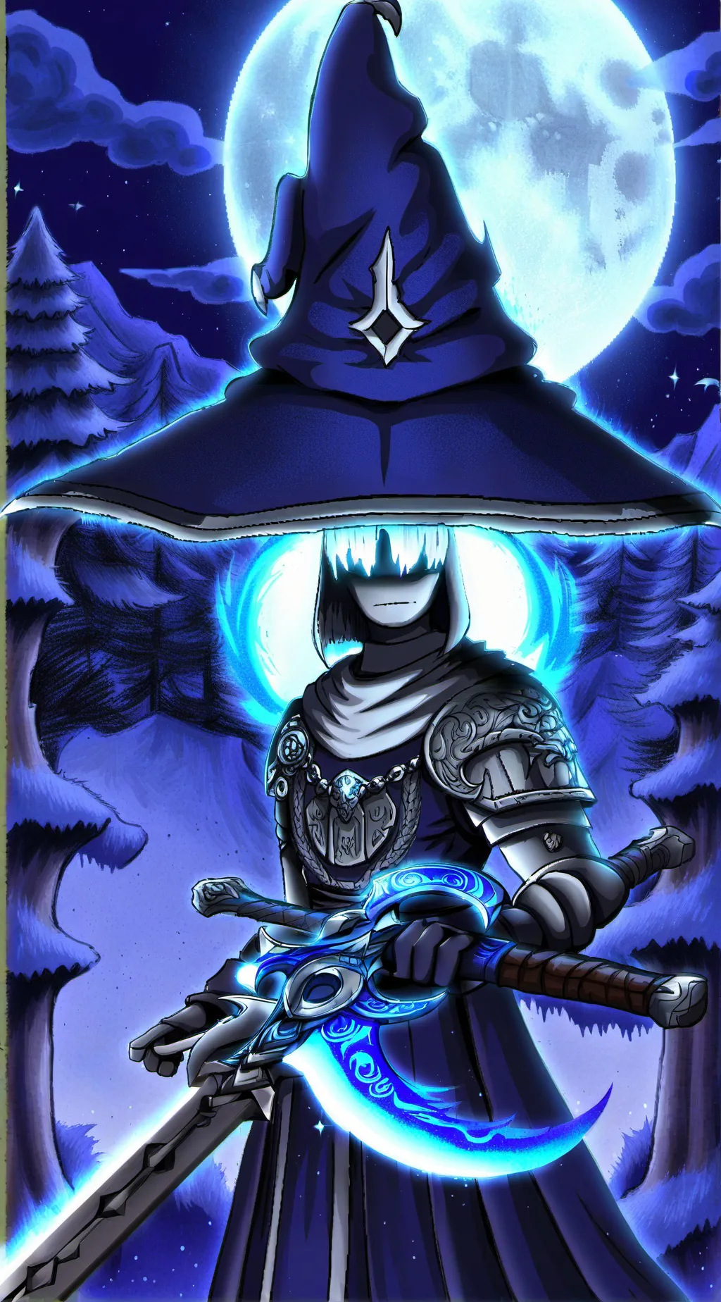 ai character: Witch Queen background