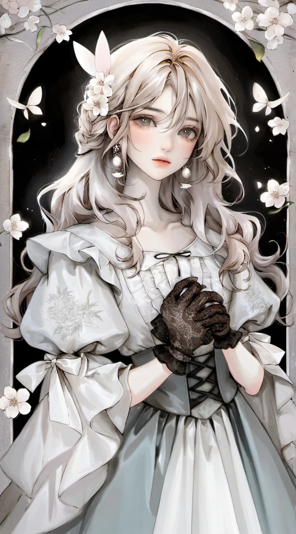 ai character: 🤍~{°Anna°}~🤍 background