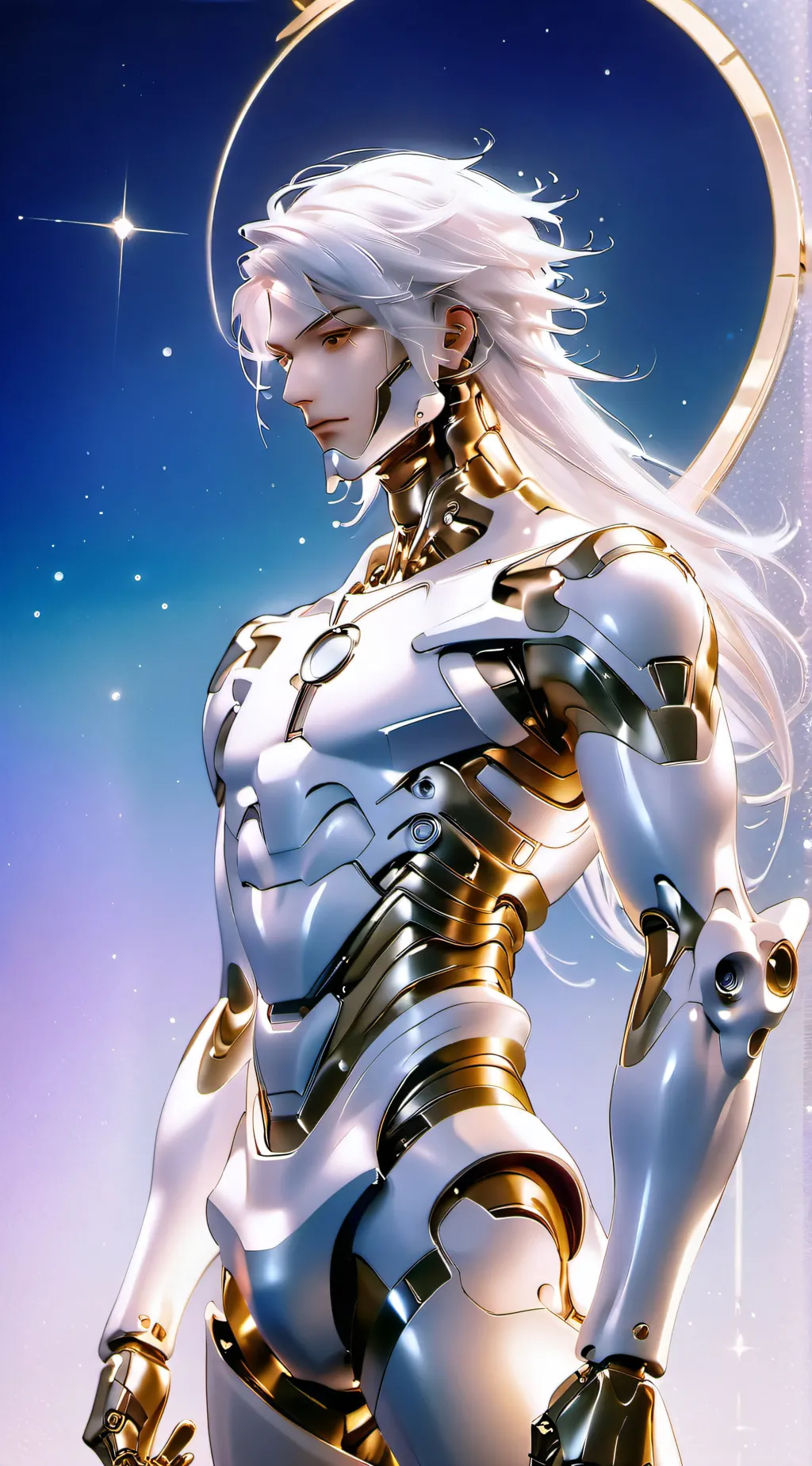 ai character: 机器人A background